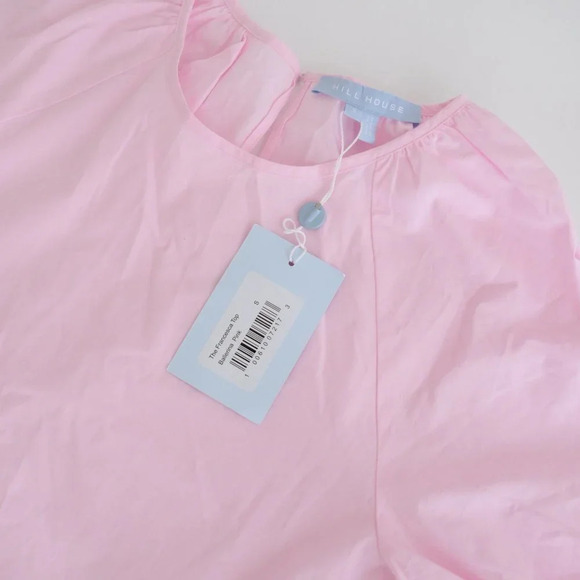 Hill House Ballerina Pink  The Francesca Top 100% Cotton Size Small NWT - Picture 13 of 13